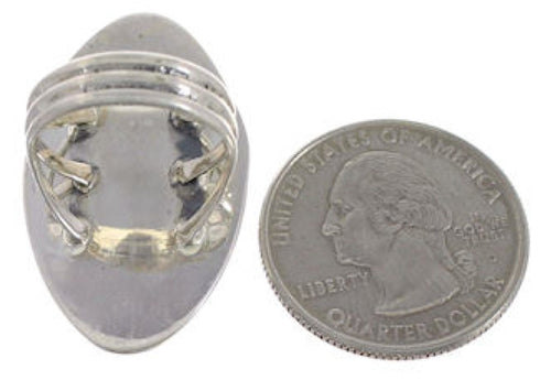 Multicolor Southwest Jewelry Sterling Silver Ring Size 5-3/4 CX51663