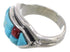 Multicolor Genuine Sterling Silver Southwest Ring Size 7 CX51673