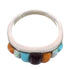 Multicolor Inlay Sterling Silver Jewelry Ring Size 5-3/4 CX50428