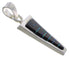 Jet And Blue Opal Slide Pendant EX43277