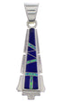 Man Made Lapis And Blue Opal Pendant EX43300