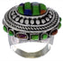 Southwestern Multicolor Sterling Silver Ring Size 5-1/2 CX50001