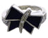Lapis Inlay Sterling Silver Jewelry Butterfly Ring Size 6 CX51543