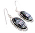 Multicolor Native American Village Design Silver Earrings PX31415