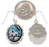 Sterling Silver Native American Design Multicolor Earrings PX31424