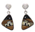 Multicolor Inlay Native American Pueblo Design Earrings PX31449