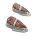 Silver And Oyster Shell Inlay Post Earrings TX43295