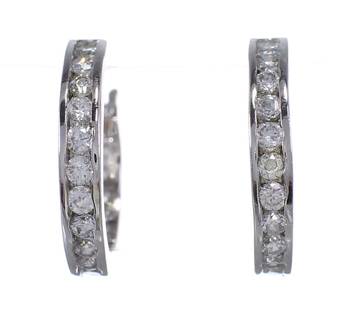 Sterling Silver Cubic Zirconia Earrings EX42716
