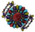 Authentic Sterling Silver Southwest Multicolor Bracelet FX27796