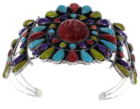 Authentic Sterling Silver Southwest Multicolor Bracelet FX27796