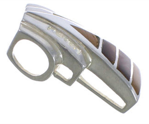 Tiger Eye And Cubic Zirconia Pendant EX42732