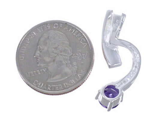 Opal And Amethyst Silver Pendant EX42734