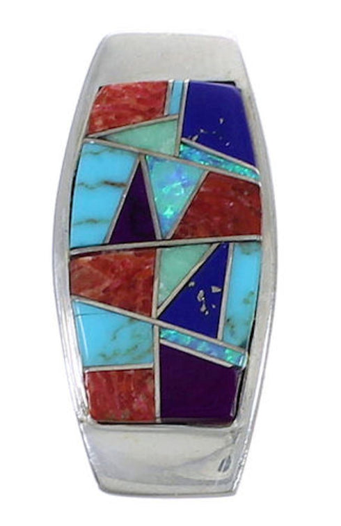 Southwest Multicolor Inlay Pendant PX42504