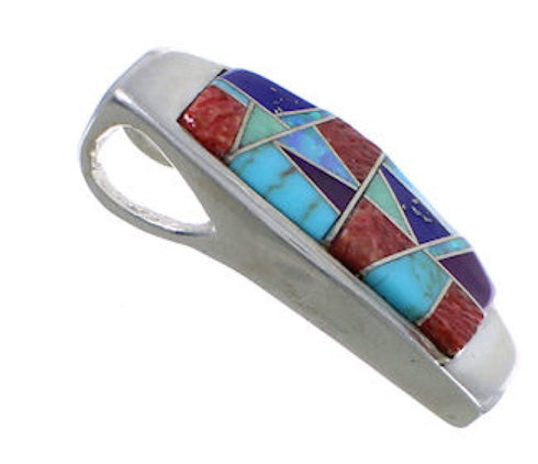 Southwest Multicolor Inlay Pendant PX42504