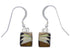 Southwestern Sterling Silver Multicolor Inlay Earrings FX32800
