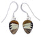 Silver Southwest Jewelry Multicolor Inlay Earrings FX32832