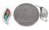 Multicolor Inlay Jewelry Silver Post Earrings FX32937