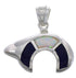 Southwestern Lapis Opal Inlay Bear Pendant PX43326