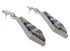Sterling Silver Multicolor Post Dangle Earrings TX42878