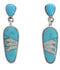 Turquoise And Opal Jewelry Post Dangle Earrings PX30006