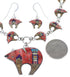 Multicolor Bear Native American Mesa Design Link Necklace Set PX36748