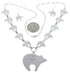 Multicolor Bear Native American Mesa Design Link Necklace Set PX36748