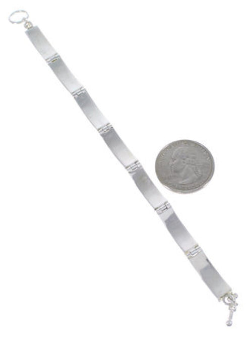 Varasite And Genuine Sterling Silver Link Bracelet PX28385