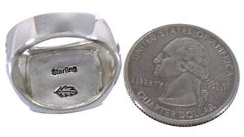 Southwest Jewelry Turquoise Opal Multicolor Ring Size 11-1/2 AX37396