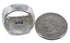 Southwest Sterling Silver Multicolor Ring Size 8-3/4 AX37424