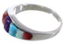 Multicolor Jewelry Silver Ring Size 7-1/2 TX38222