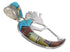 Native American Design Kokopelli Multicolor Silver Pendant EX31194
