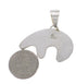 Sterling Silver Multicolor Native American Design Bear Pendant EX31222