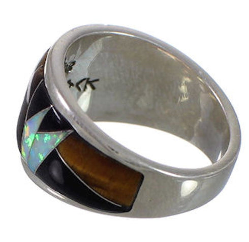 Whiterock Jewelry Multicolor Sterling Silver Ring Size 5-1/2 EX30037