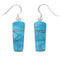 Sterling Silver Southwestern Turquoise Hook Dangle Earrings PX31660