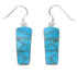 Sterling Silver Southwestern Turquoise Hook Dangle Earrings PX31660