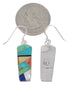 Southwest Multicolor Jewelry Silver Hook Dangle Earrings PX31664