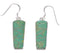 Genuine Sterling Silver Turquoise Jewelry Hook Dangle Earrings PX31652