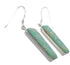 Genuine Sterling Silver Turquoise Jewelry Hook Dangle Earrings PX31652