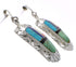 Multicolor Inlay Southwest Jewelry Sterling Silver Earrings PX31731