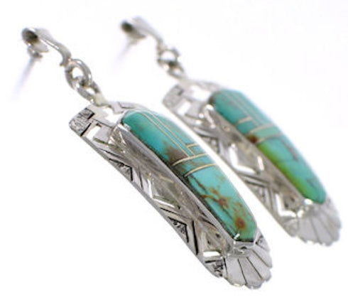 Sterling Silver And Turquoise Jewelry Earrings PX31711