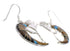 Multicolor Jewelry Silver Kokopelli Hook Dangle Earrings PX31756