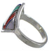 Sterling Silver Multicolor Southwest Ring Size 5-3/4 UX34362