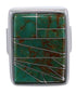 High Quality Sterling Silver Turquoise Inlay Ring Size 7-1/2 WX37389