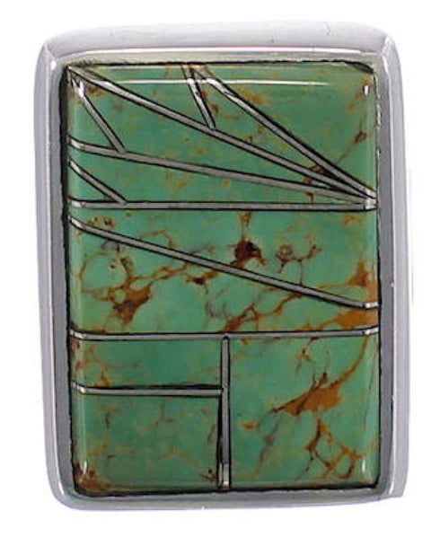 Substantial Sterling Silver Turquoise Jewelry Ring Size 5-3/4 WX37445