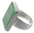High Quality Sterling Silver Turquoise Inlay Ring Size 4-3/4 WX37472