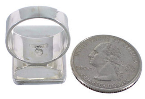 Well-Built Multicolor And Silver Ring Size 5-1/4 WX37724