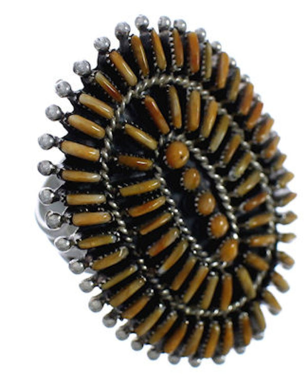 Genuine Sterling Silver Oyster Shell Ring Size 7-1/2 RS36063