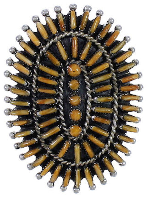 Genuine Sterling Silver Oyster Shell Ring Size 7-1/2 RS36063