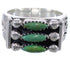 Southwest Sturdy Turquoise Jewelry Needlepoint Ring Size 7-3/4 VX37044