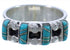 Sterling Silver Southwest Turquoise Ring Size 5-1/4 WX34322
